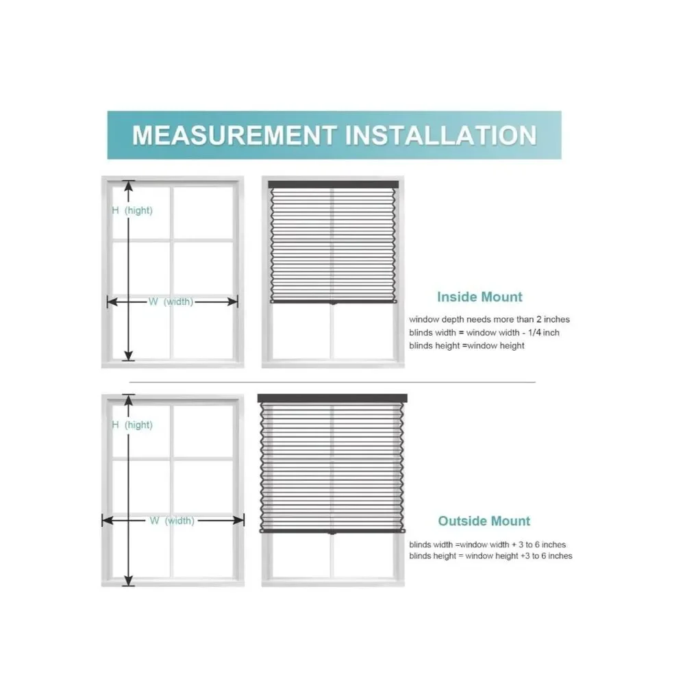 Cordless Blackout Cellular Shades for Windows